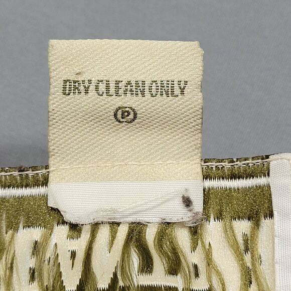 Urban Tribe Brown Vest Geometric Stripe Lace Button Up Classic Y2k Womens Size L - Picture 7 of 7